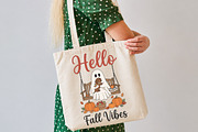 Hello Fall Vibes Ghost PNG, an Object Illustration by DreamCafeArt (Thumbnail 6 of 7)