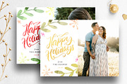 Christmas Card Photoshop Template 09, a Card Template by Nifty Template Studio (Thumbnail 2 of 11)