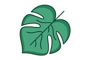 Monstera Vector Icon, an Icon by Pexelpy (Thumbnail 1 of 2)