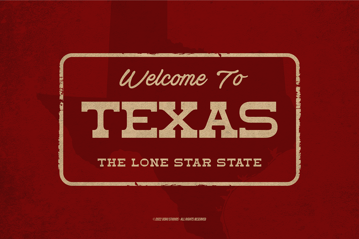 Rusty Duty | Western Style, a Slab Serif Font by Denustudios (Photo 2 of 12)