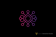 Diamond Network Abstract Logo, a Branding & Logo Template by Vectorium Studio (Thumbnail 7 of 16)