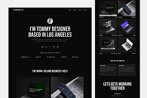 Tommy - Personal Portfolio Website