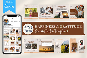 500 Happiness & Gratitude Posts