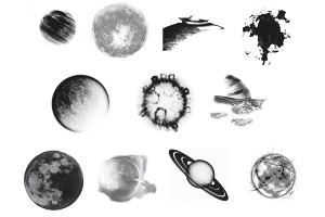 Space Icons Set 2 Procreate Brush