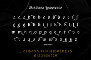 Bakihara - Blackletter Font Family, a Blackletter Font by Ekahermawan (Thumbnail 12 of 13)