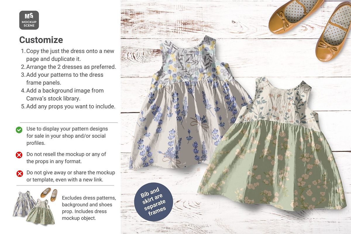Girls Cotton Sun Dress Canva Mockup, an Apparel Mockup by Mockup Scene (Photo 8 of 15)