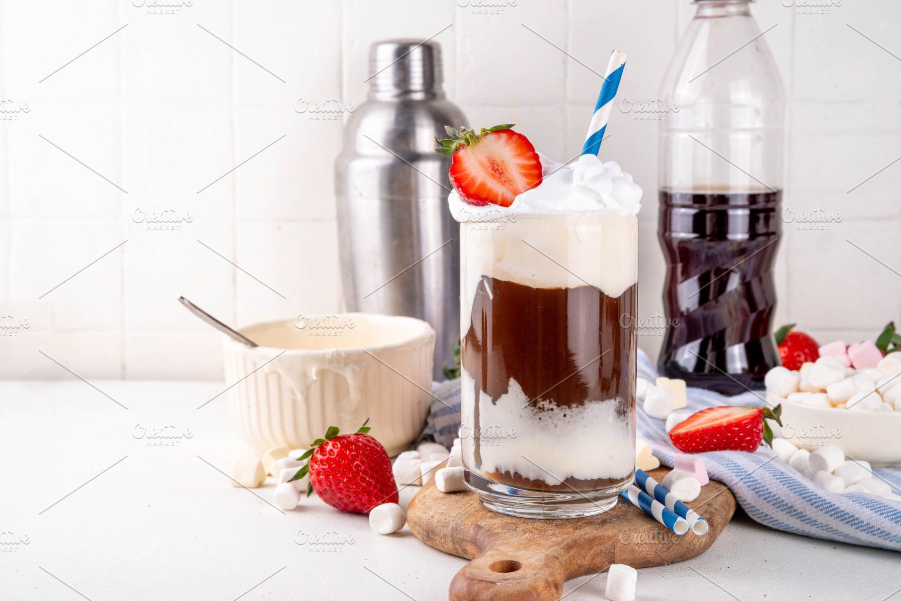 Viral Marshmallow Cola, Fluffy Coke cocktail, a Food & Drink Photo by Rimma