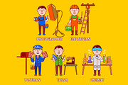 Man Worker Big Bundle Vector Art, an Object Graphic by MEDZ (Thumbnail 6 of 9)