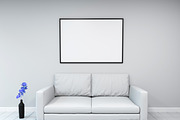 Mockup interior with frame, a Product Mockup by 2D/3D (Thumbnail 3 of 12)