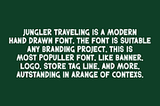 Jungler Traveling Paint & Adventure, a Sans Serif Font by QR Design Studio (Thumbnail 4 of 6)