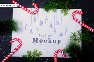 Festive Paper Mockup