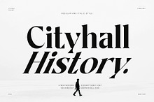 Cityhall History Family Serif Font