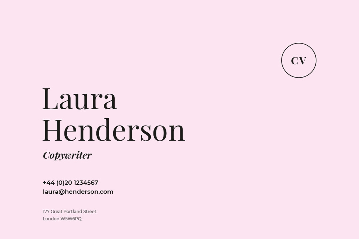 Laura | CV / resume template, a Resume Template by CV house (Photo 6 of 10)