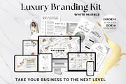 1000 Branding Kit White Marble, a Branding & Logo Template by CopertiniStudio (Thumbnail 1 of 9)