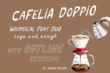 Cafelia Doppio Font Duo