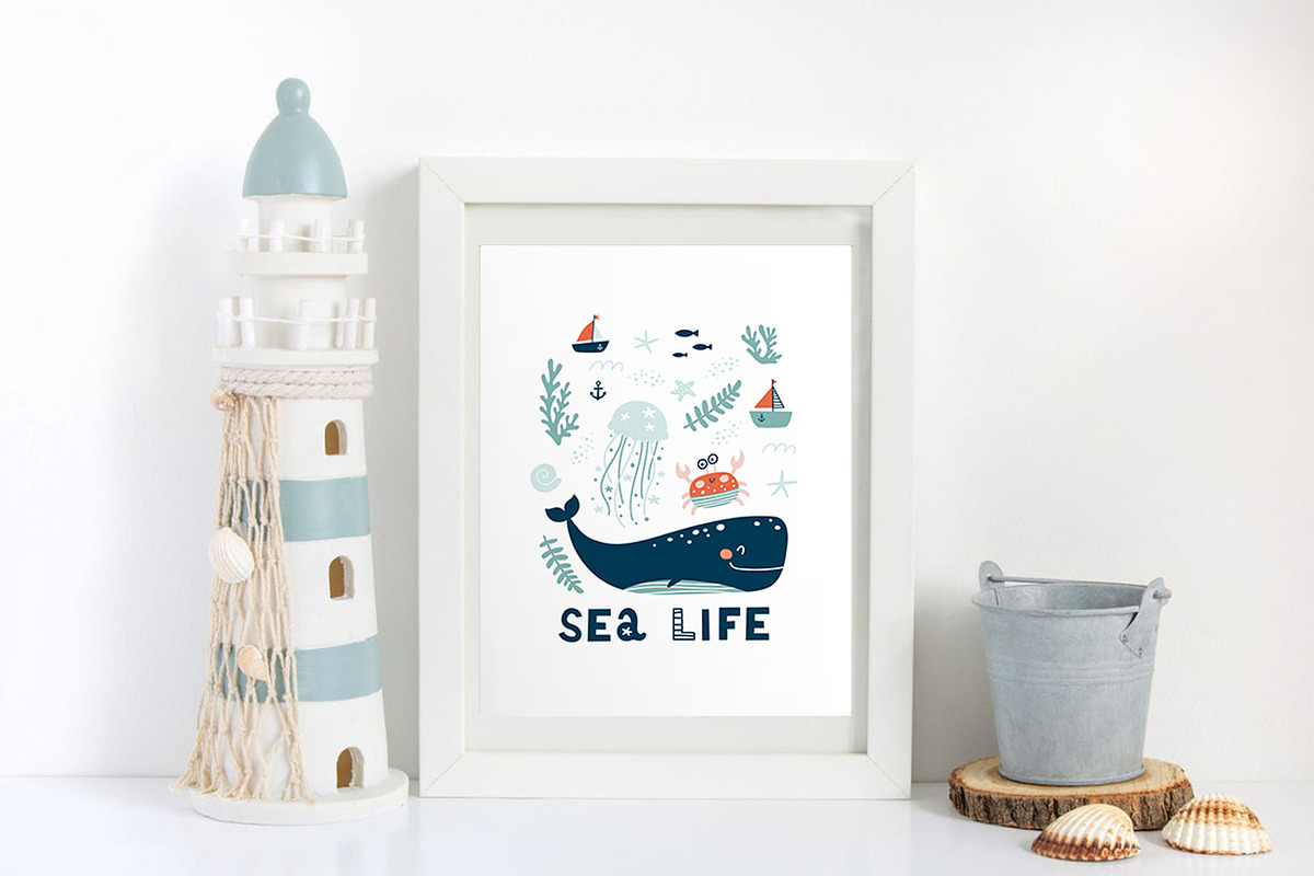Hello Ocean set, a Texture Illustration by Ekaterina (Photo 9 of 12)