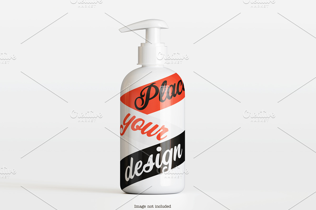 Cosmetic pump mockup bundles, a Cups & Container Mockup by Ambo Ampeng (Photo 2 of 32)