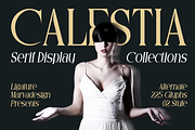 Calestia - A Display Condensed Serif, a Serif Font by Marvadesign (Thumbnail 1 of 8)