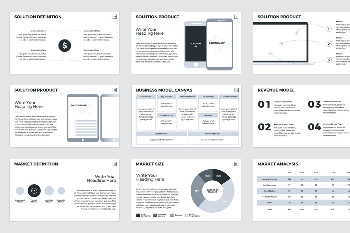 Business Plan PowerPoint Template, a Presentation Template by JetzTemplates (Photo 3 of 8)