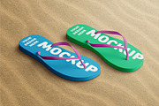 Flip Flop Beach Slippers Mockup Pack, a Templates & Theme by mocko (Thumbnail 6 of 6)