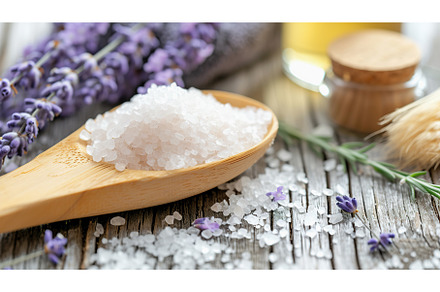 Relaxation with Artisanal Bath Salts, a Beauty & Fashion Photo by Lermont51