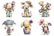 Whimsical Spring Clipart, an Illustration by Daily.Designs (Thumbnail 7 of 8)