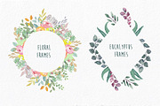 Embellished Frames: flowers & leaves, a Decorative Illustration by MaraquelaStudio (Thumbnail 3 of 8)