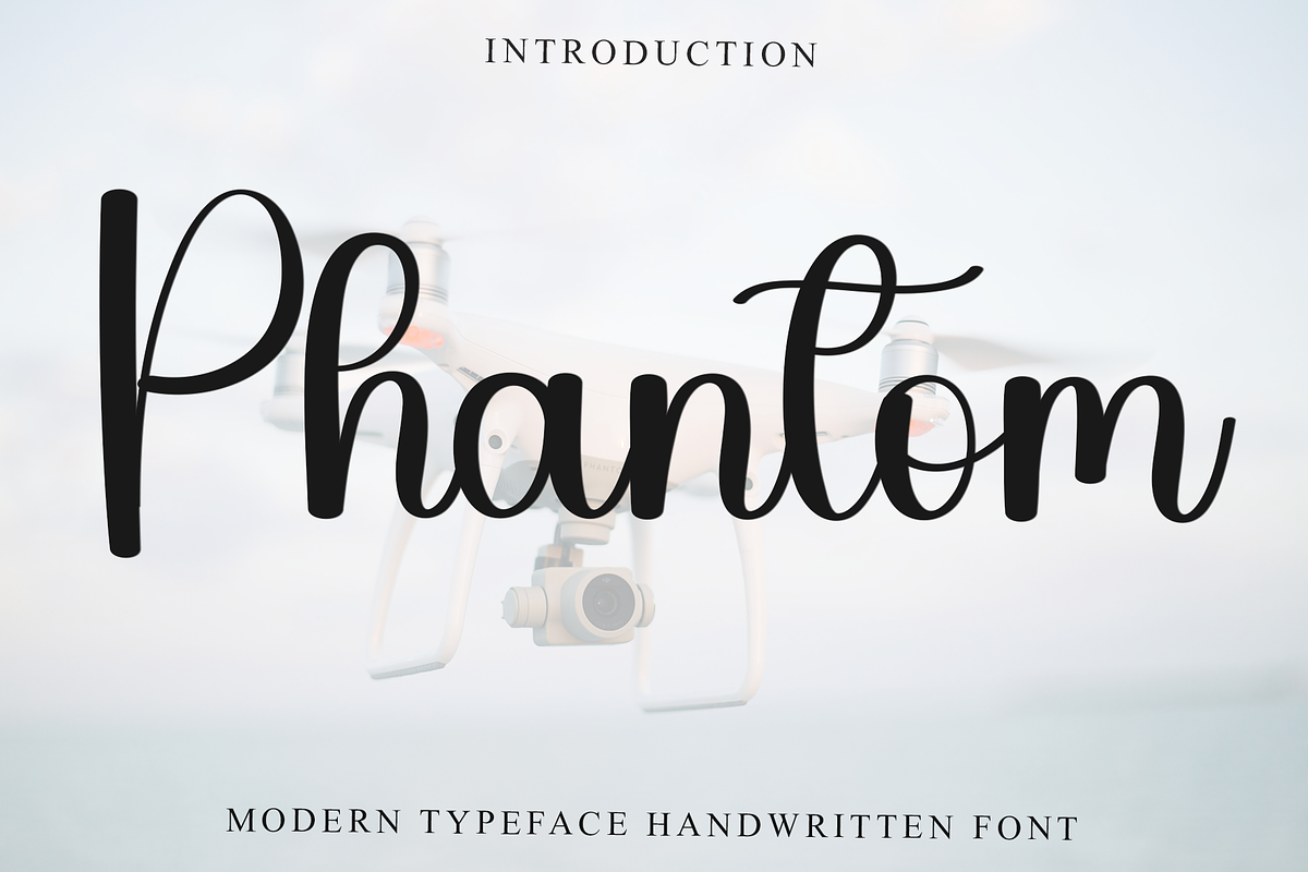 Phantom, a Handwritten Font by InermediaSTUDIO (Photo 1 of 8)