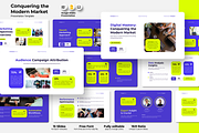 Modern Marketing Google Slides, a Presentation Template by QR Design Studio (Thumbnail 1 of 3)