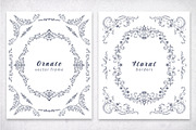 Vintage Vector Frames & Borders, a Decorative Illustration by Molly art (Thumbnail 5 of 9)