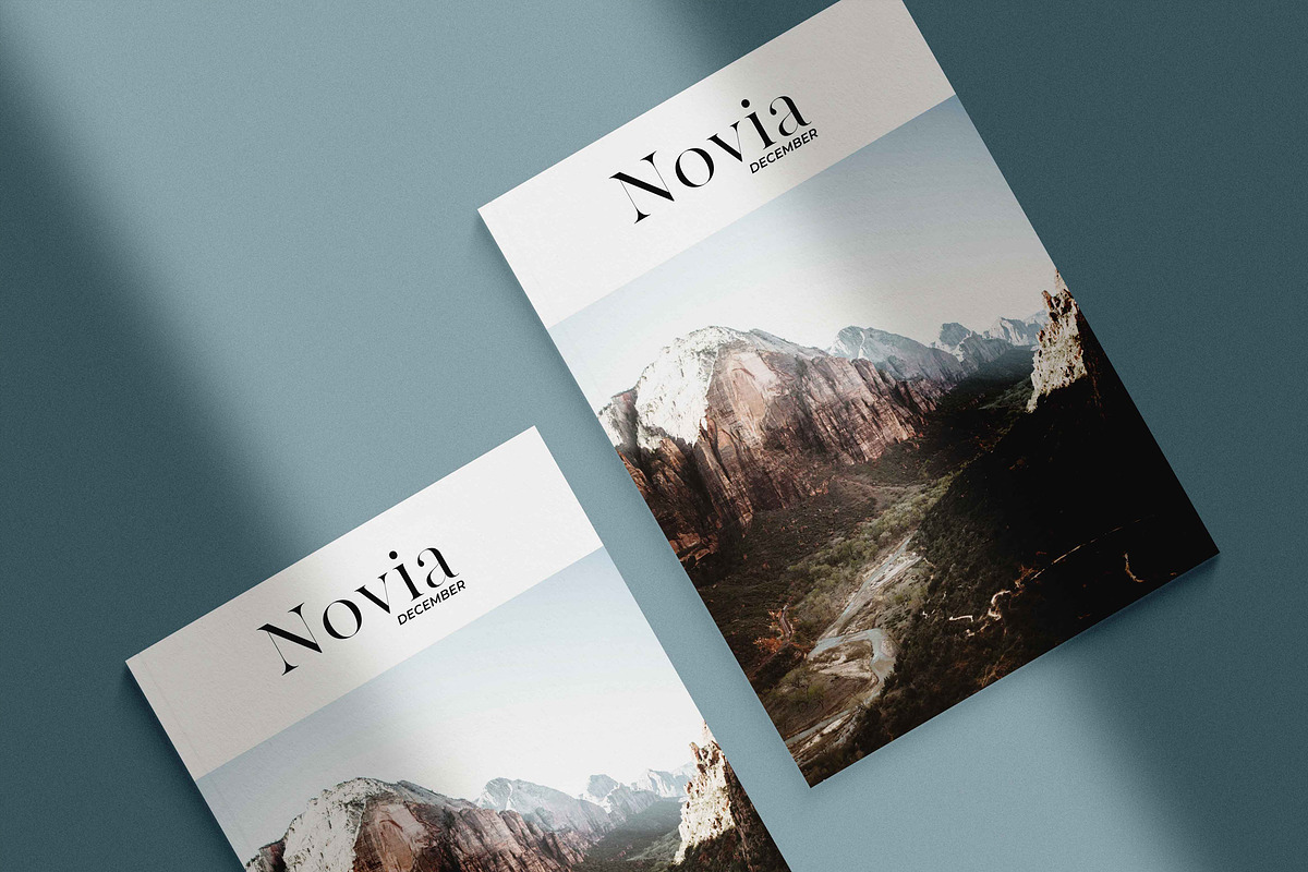 Novia Photo Magazine Mock-Up, a Print Template by Eugene Tantsurin (Photo 3 of 14)