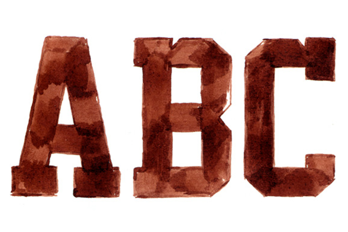 36 Hand Painted Type, a Texture Illustration by BIOWORKZ (Photo 3 of 5)