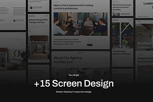 Achcicts - Company Website UI KIT Ap