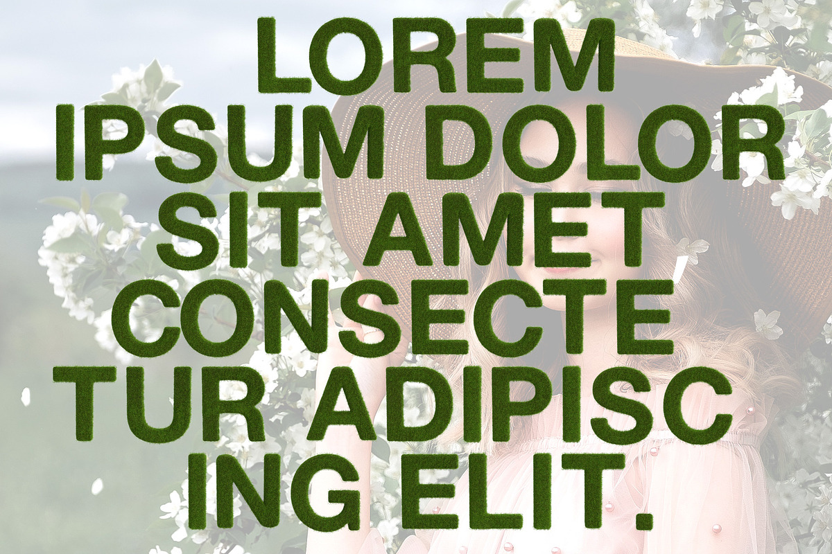 Ms Grass Bitmap Font & PNGs, a Script Font by Creative Graphics (Photo 4 of 4)