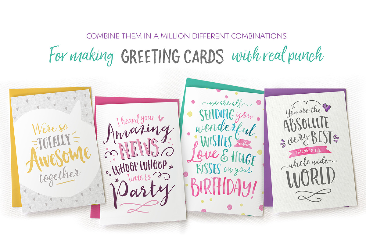 90% OFF- The Handlettered Fontbox preview 3