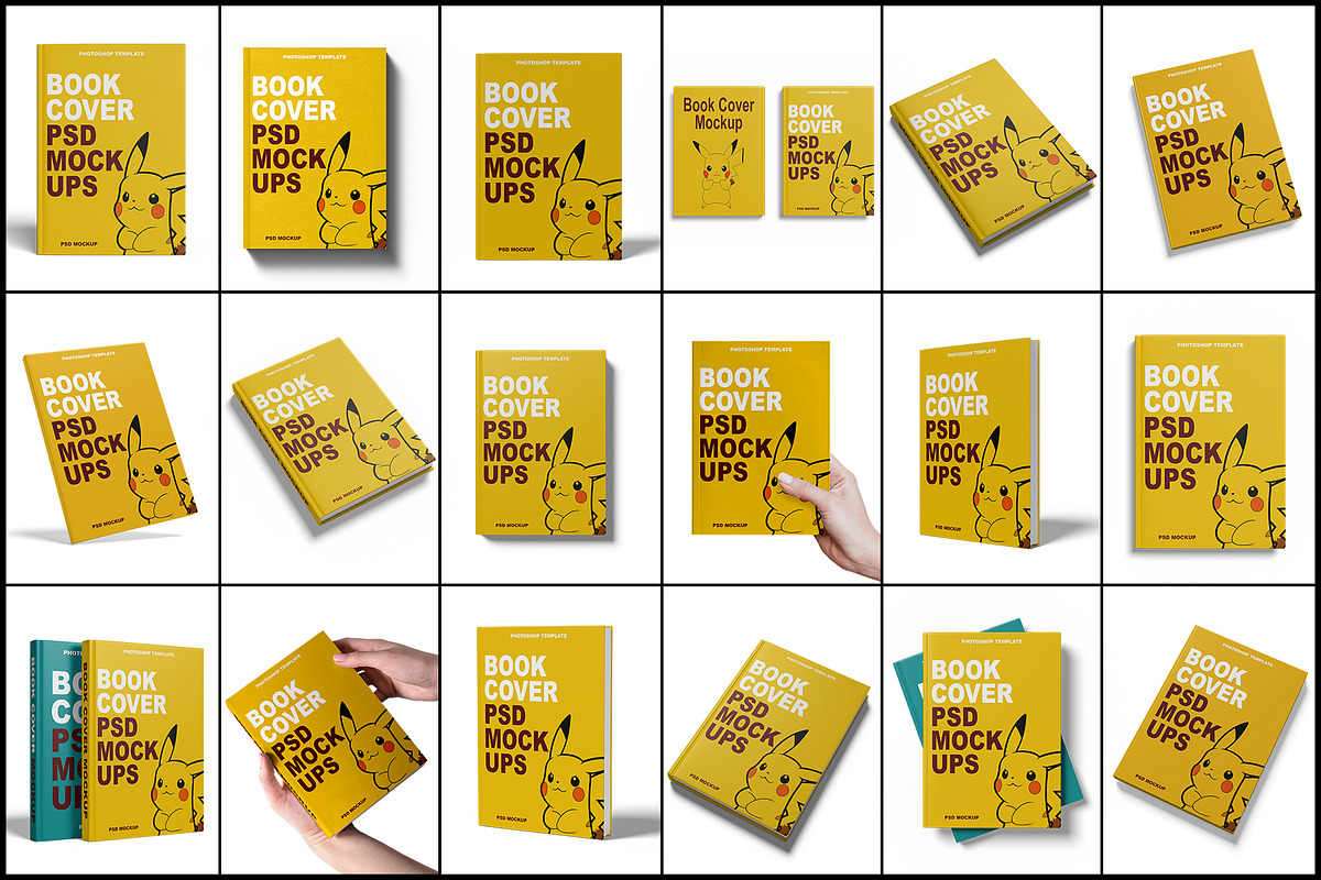 Book Cover Mockup, a Books & Magazine Mockup by mockupbuys (Photo 1 of 38)