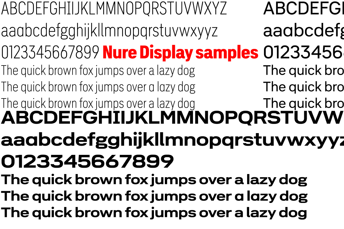 Nure, a Sans Serif Font by FSD (Photo 3 of 4)