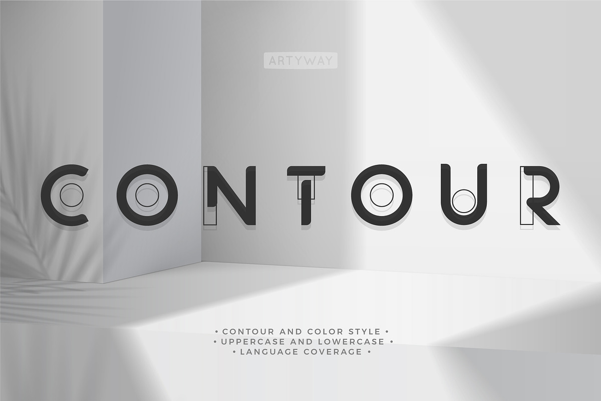 Contour Architecture Font, a Font by artyway (Photo 1 of 8)