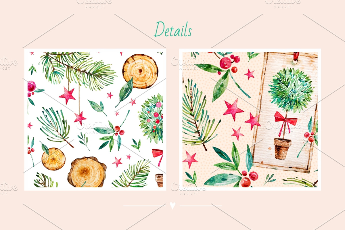 Little Christmas, a Decorative Illustration by Ekaterina Mikheeva (Photo 5 of 5)