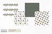 Christmas Forest Cabin Clipart, an Illustration by Ksenia Shmakova (Thumbnail 9 of 13)