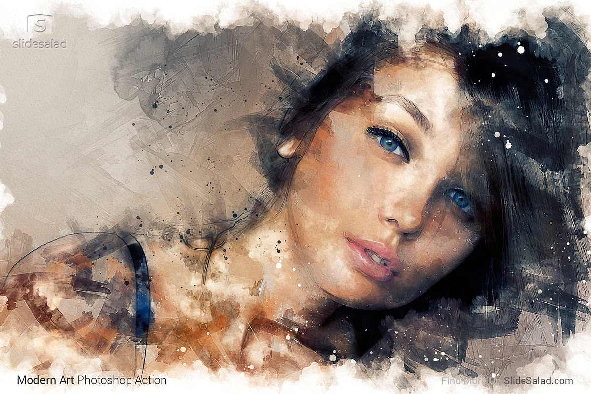 Modern Art Photoshop Action, an Action Add-On by SlideSalad (Photo 3 of 27)