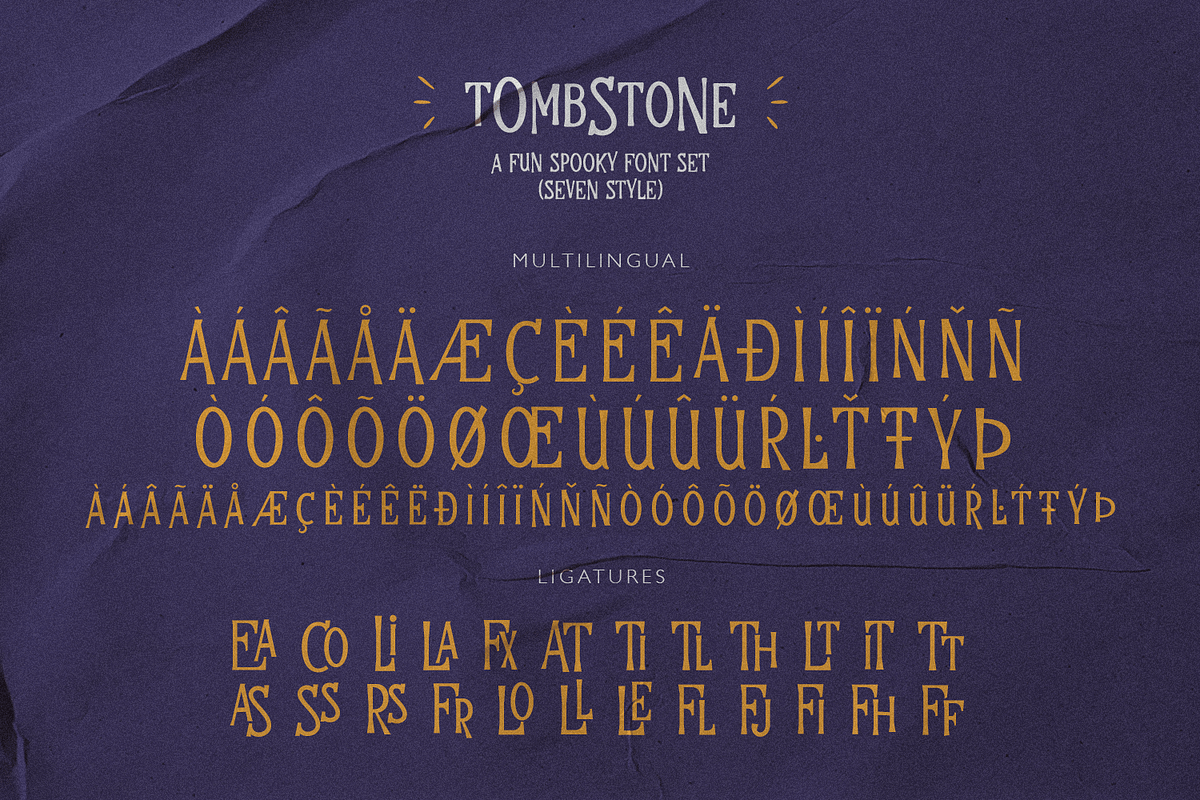 Tombstone, a Font by FactoryType Studio (Photo 10 of 11)