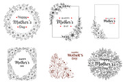 Hand Drawn Floral Mother’s Day Set, a Person Illustration by MkStudio (Thumbnail 1 of 2)