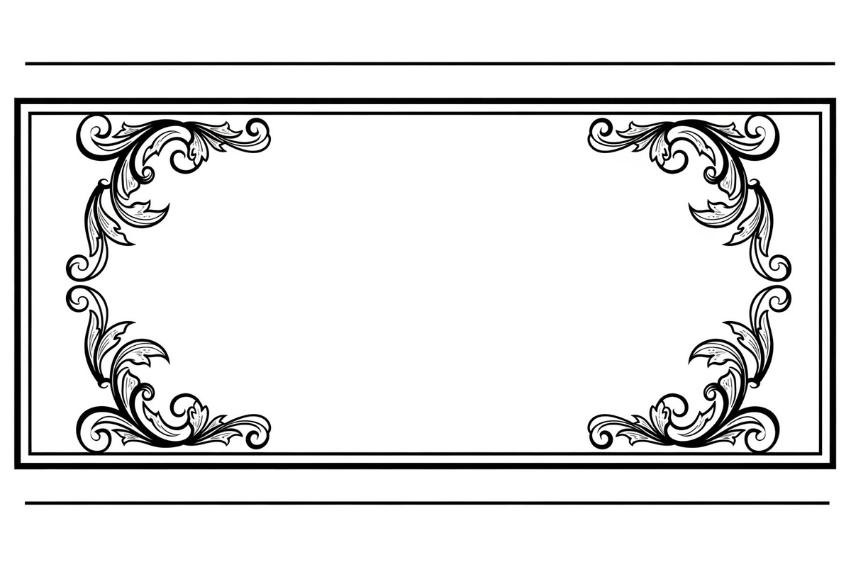 Classic Border Frame SVG Bundle, an Illustration by yasushie (Photo 8 of 28)