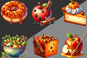Watercolor Autumn Food Clipart, an Illustration by Black Bird Studio (Thumbnail 6 of 6)