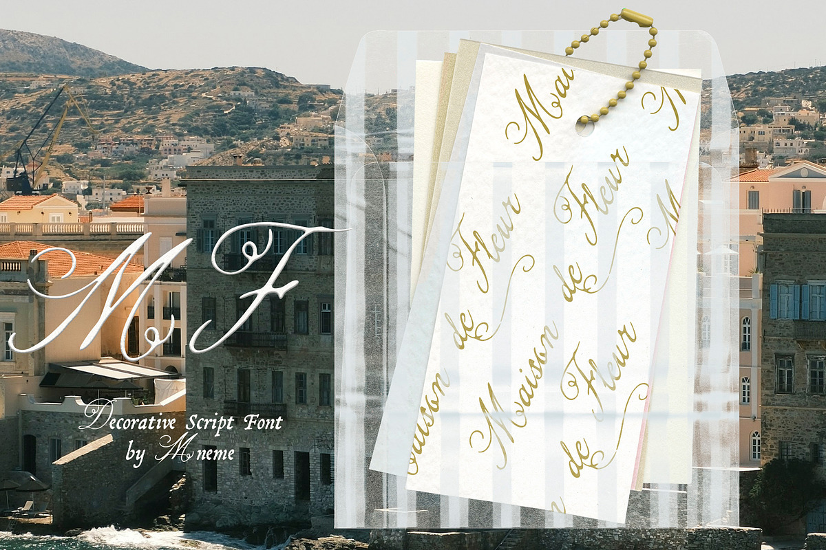 North Elm - Decorative Script Font, a Script Font by Mneme (Photo 7 of 8)