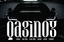 Qaginoy - Car Racing Font