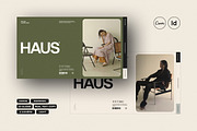 HAUS | Brand Guidelines, a Presentation Template by Studio Standard (Thumbnail 1 of 13)
