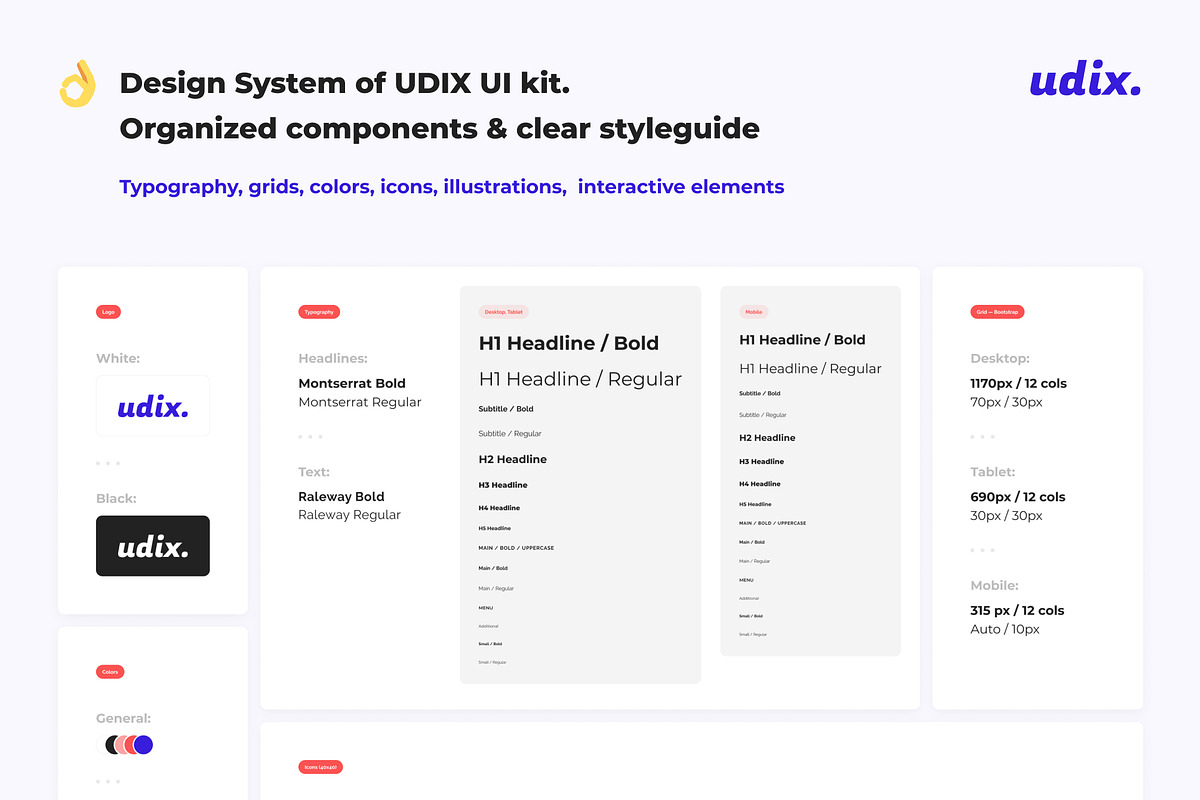 uDix — Figma UI Kit for Landings, an UI Kit Template by Nikolay K. (Photo 4 of 4)