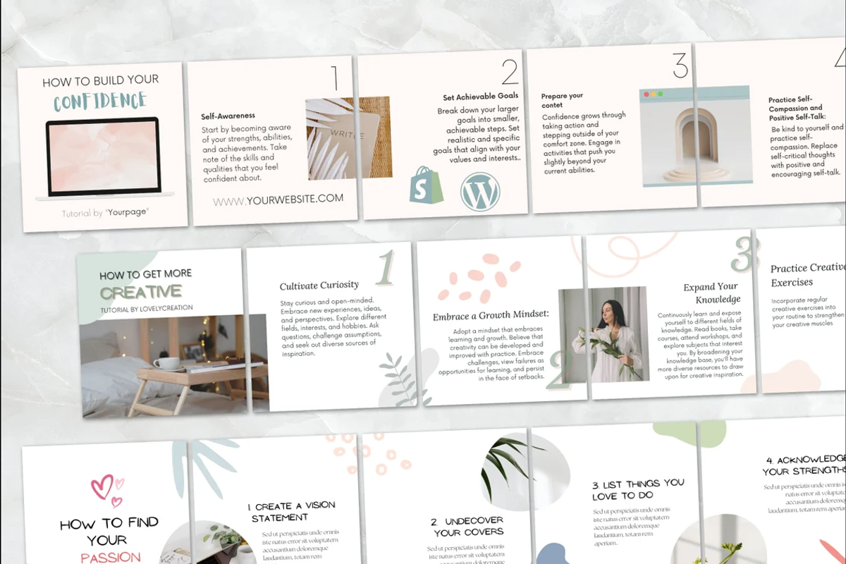 Health Coach Carousel Template, a Social Media Template by PittaFinePrint (Photo 6 of 7)
